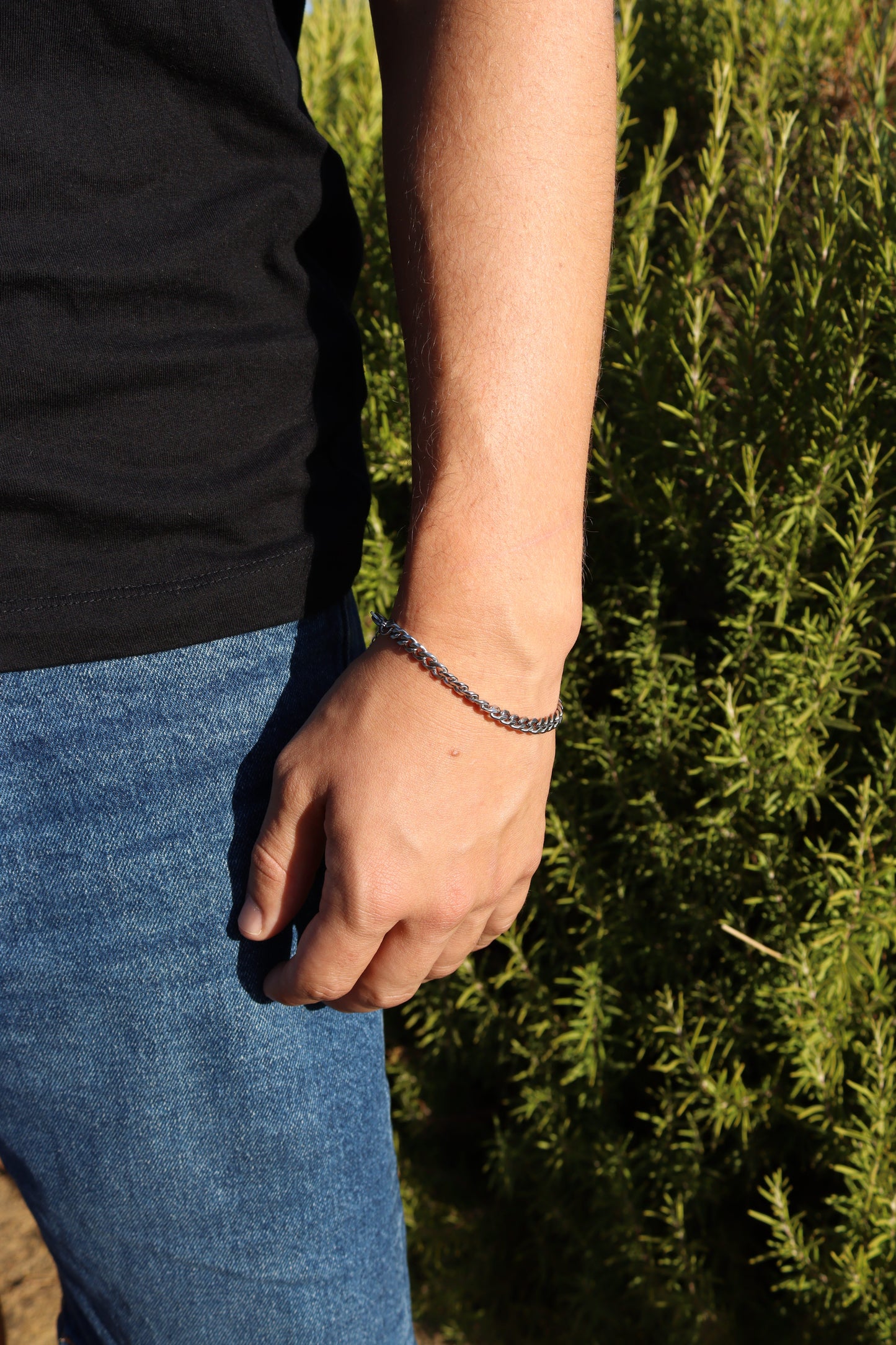 Pulsera Cubana Plata