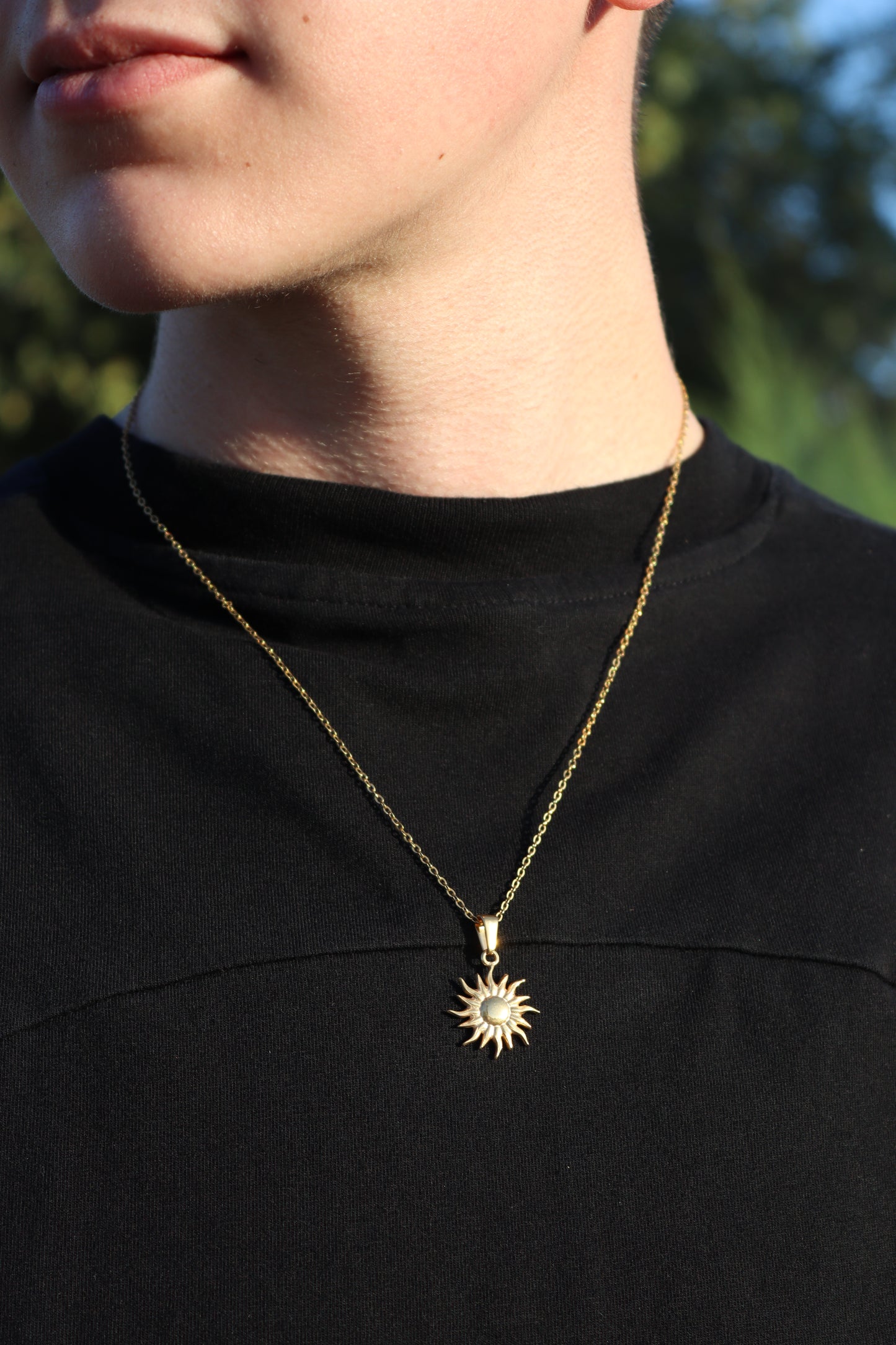 Colgante Sol Eterno Oro