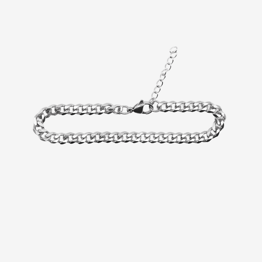 Pulsera Cubana Plata