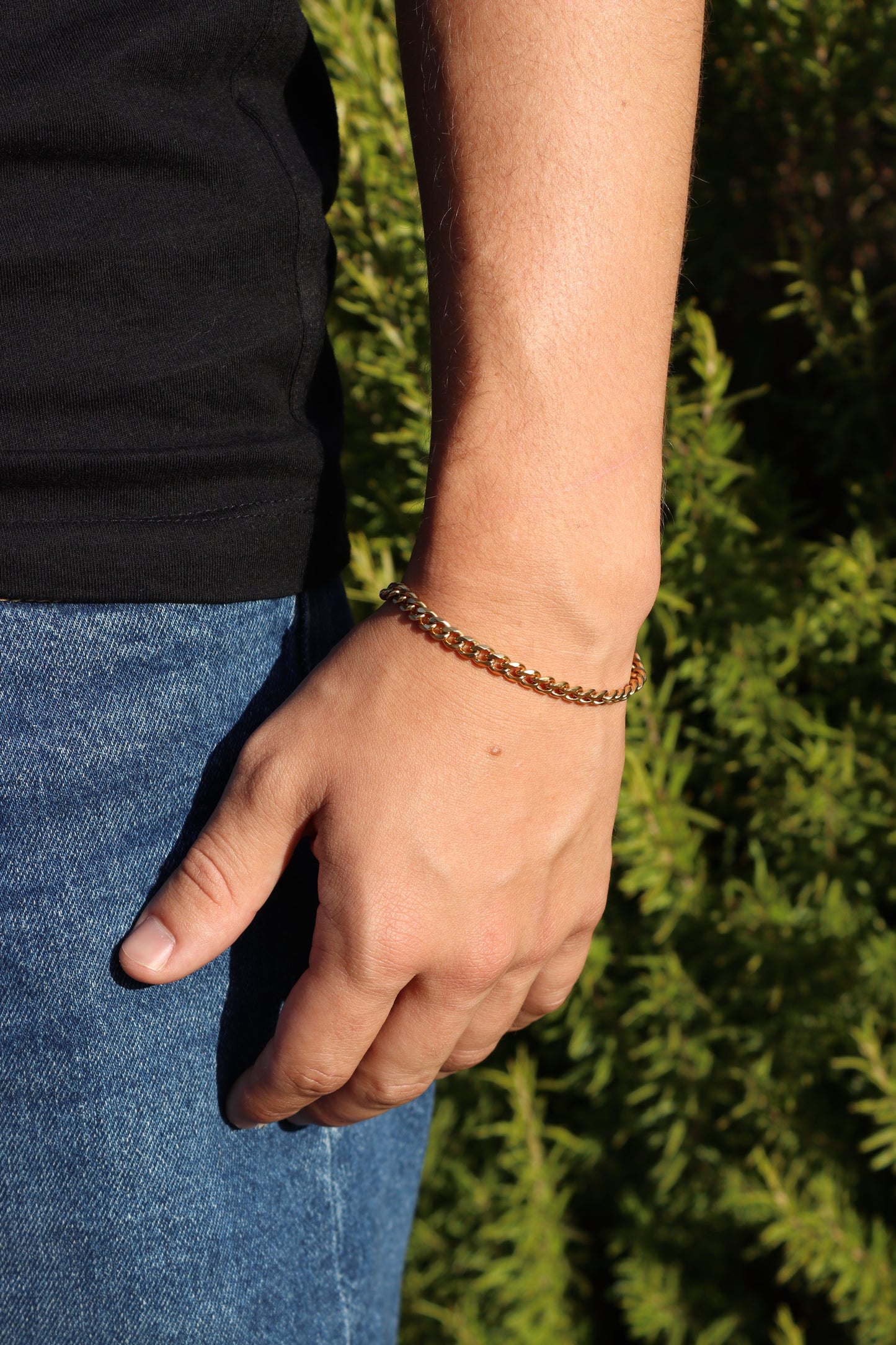 Pulsera Cubana Oro