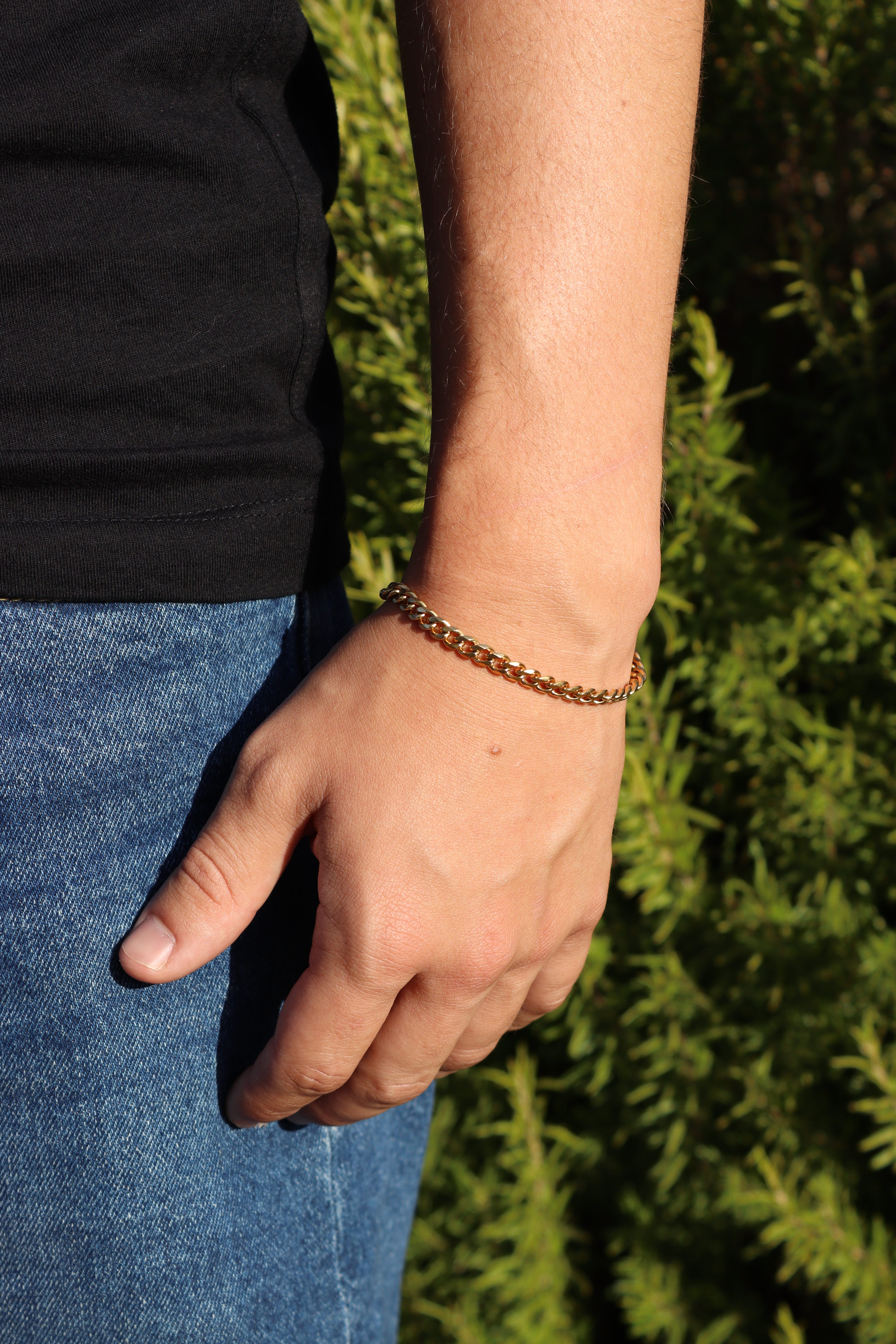 Pulsera Cubana Oro