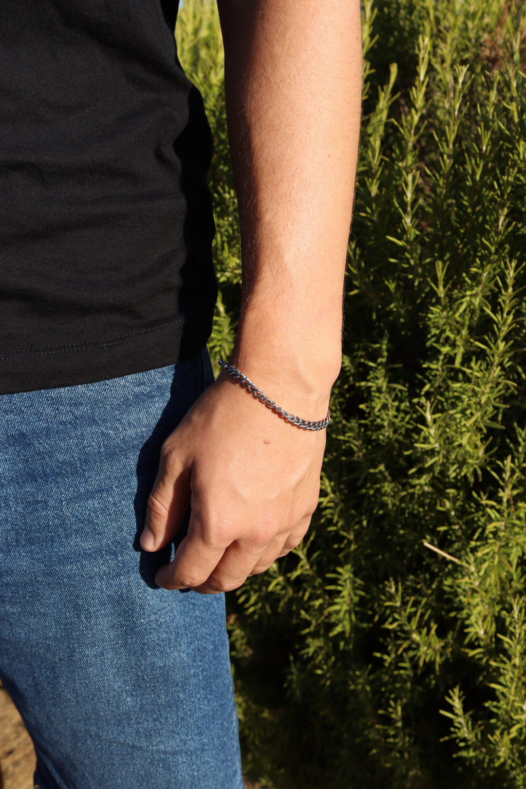 Pulsera Cubana Plata