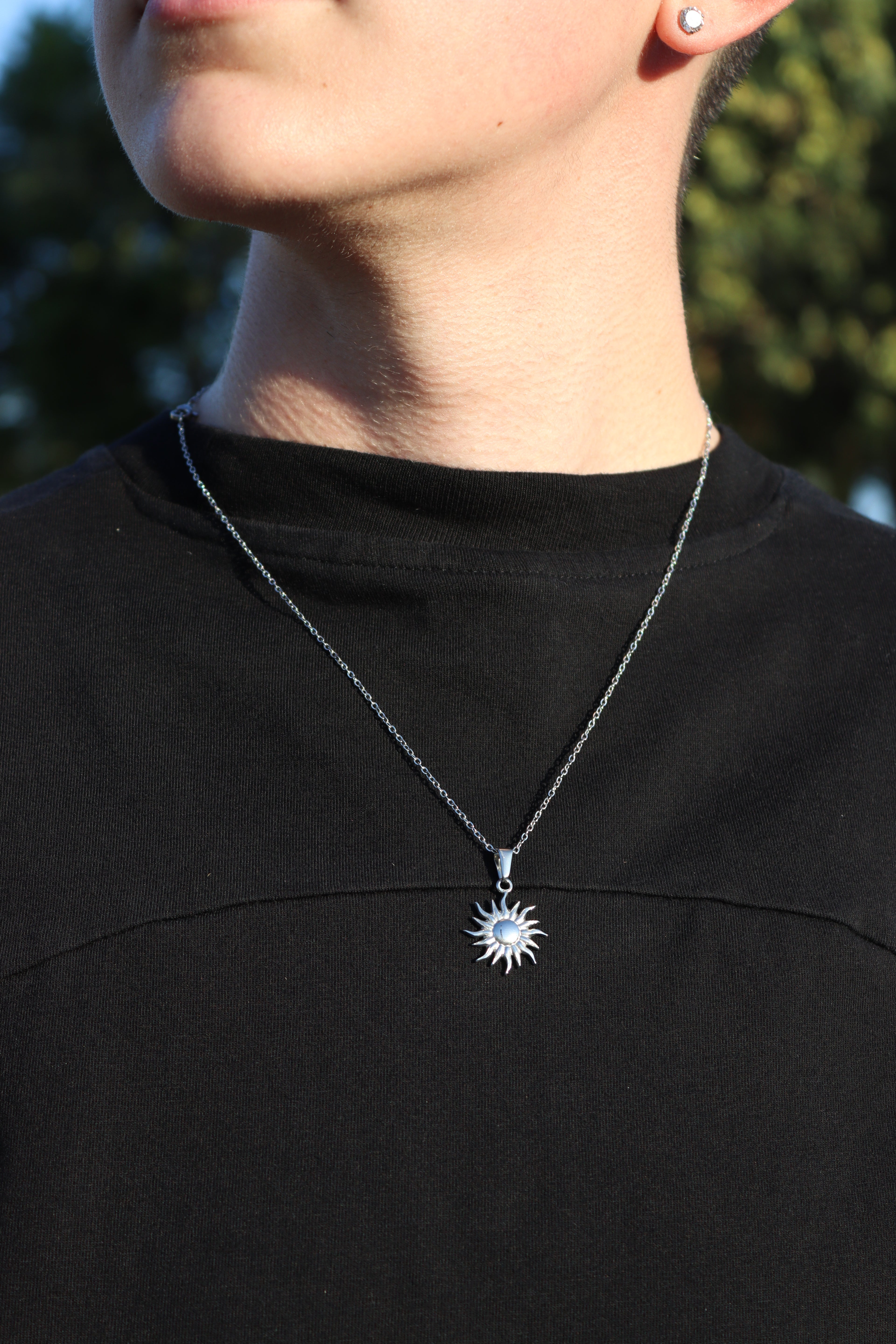 Colgante Sol Eterno Plata