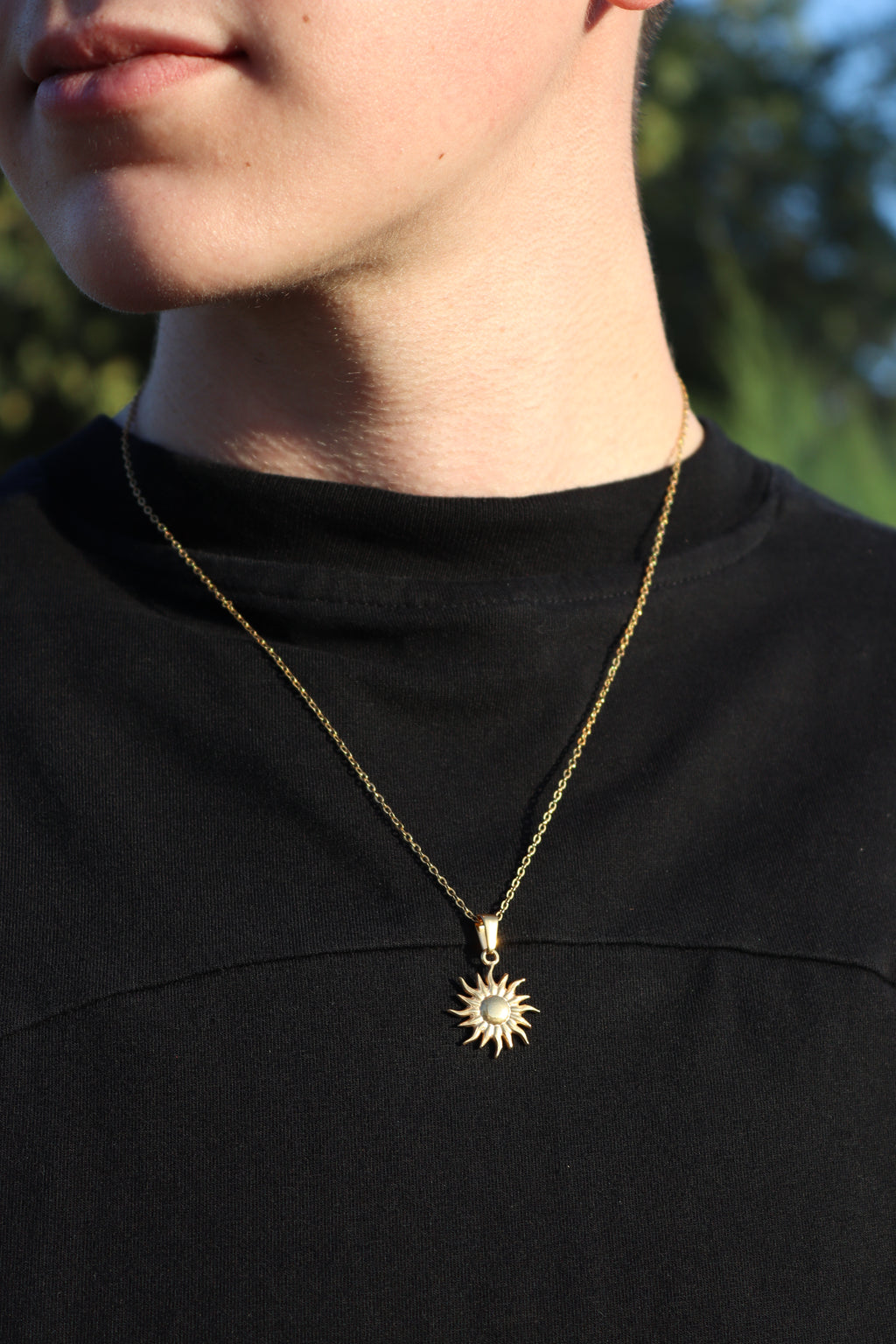 Colgante Sol Eterno Oro