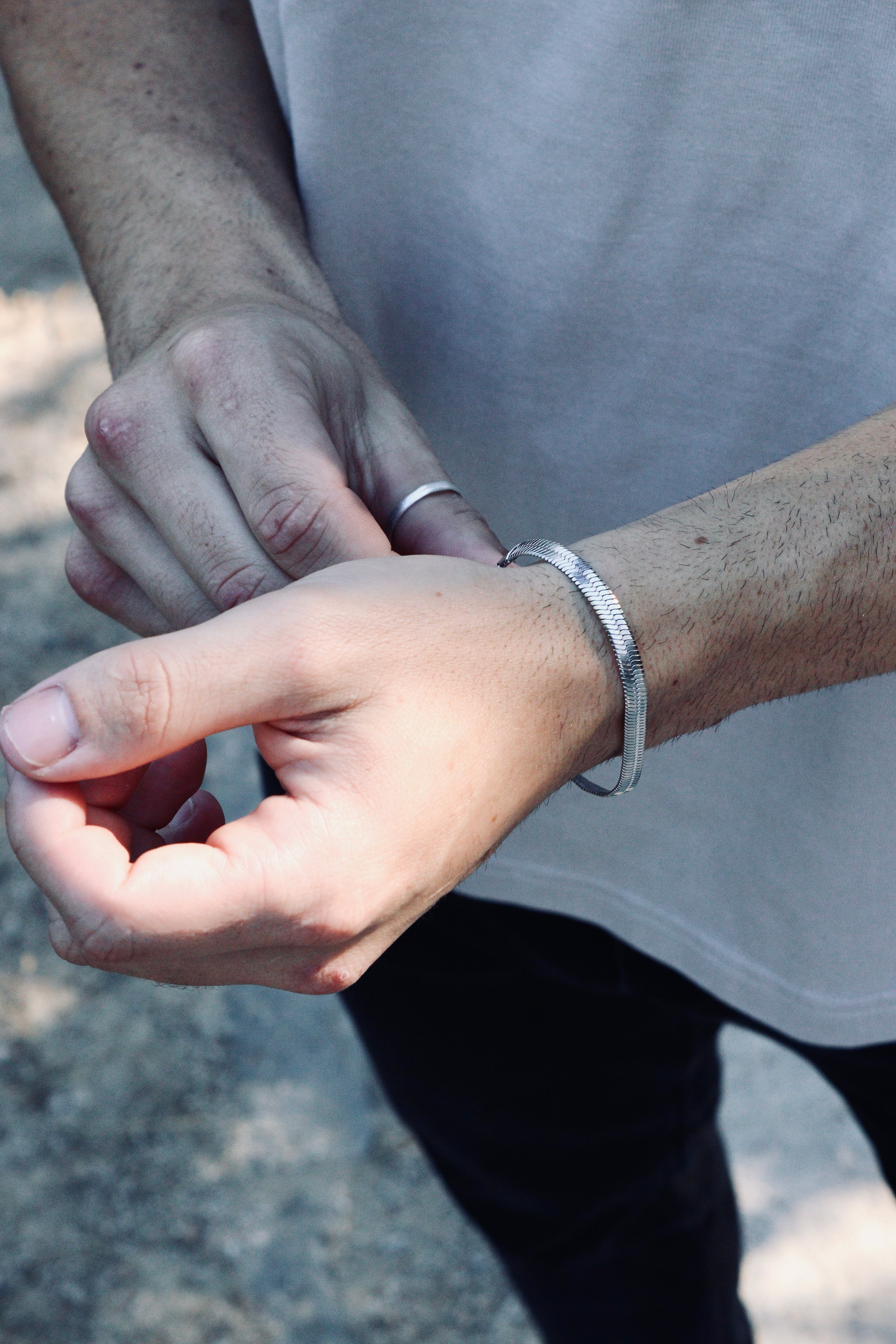 Pulsera Ofídius Plata