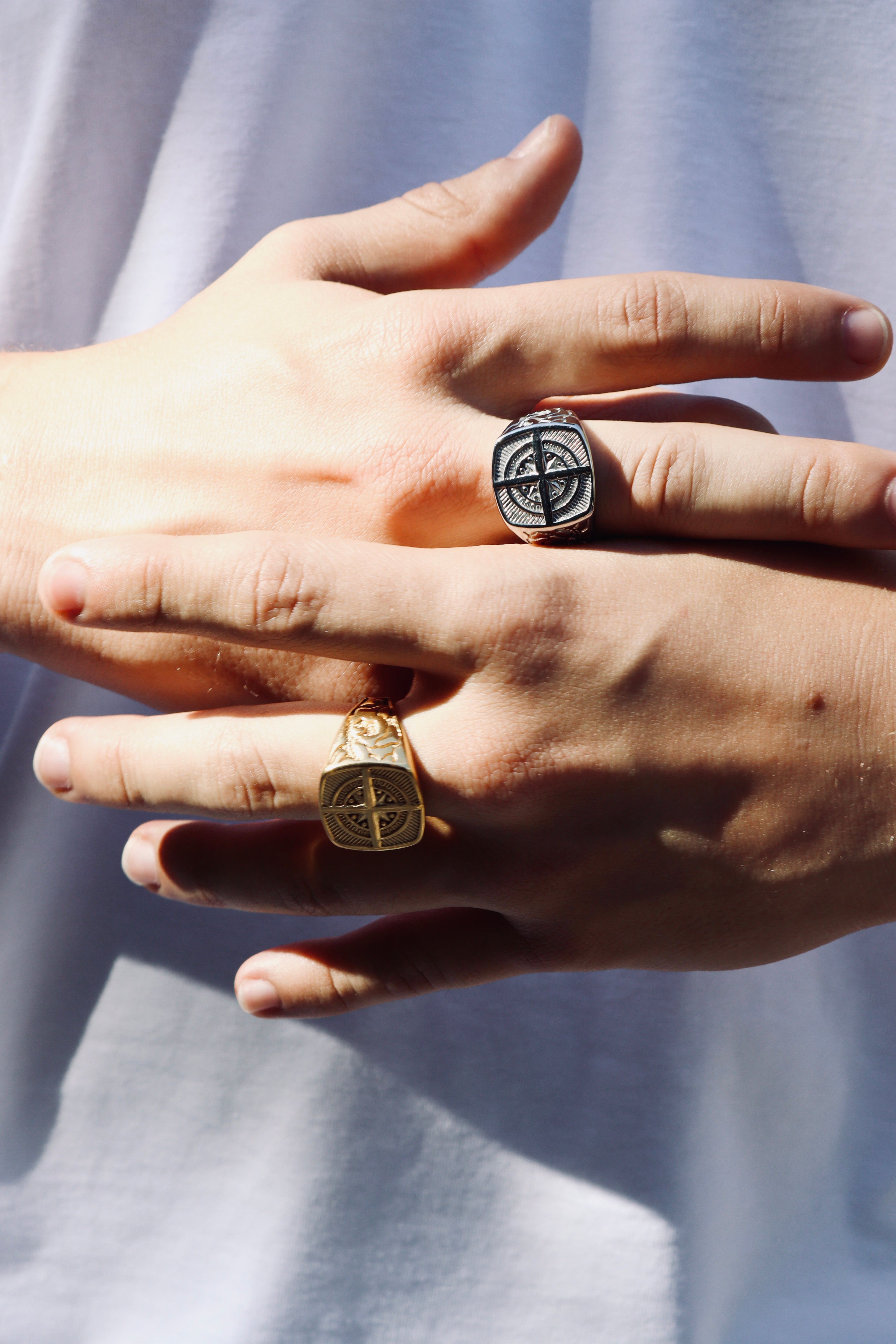 Anillo Compass Plata