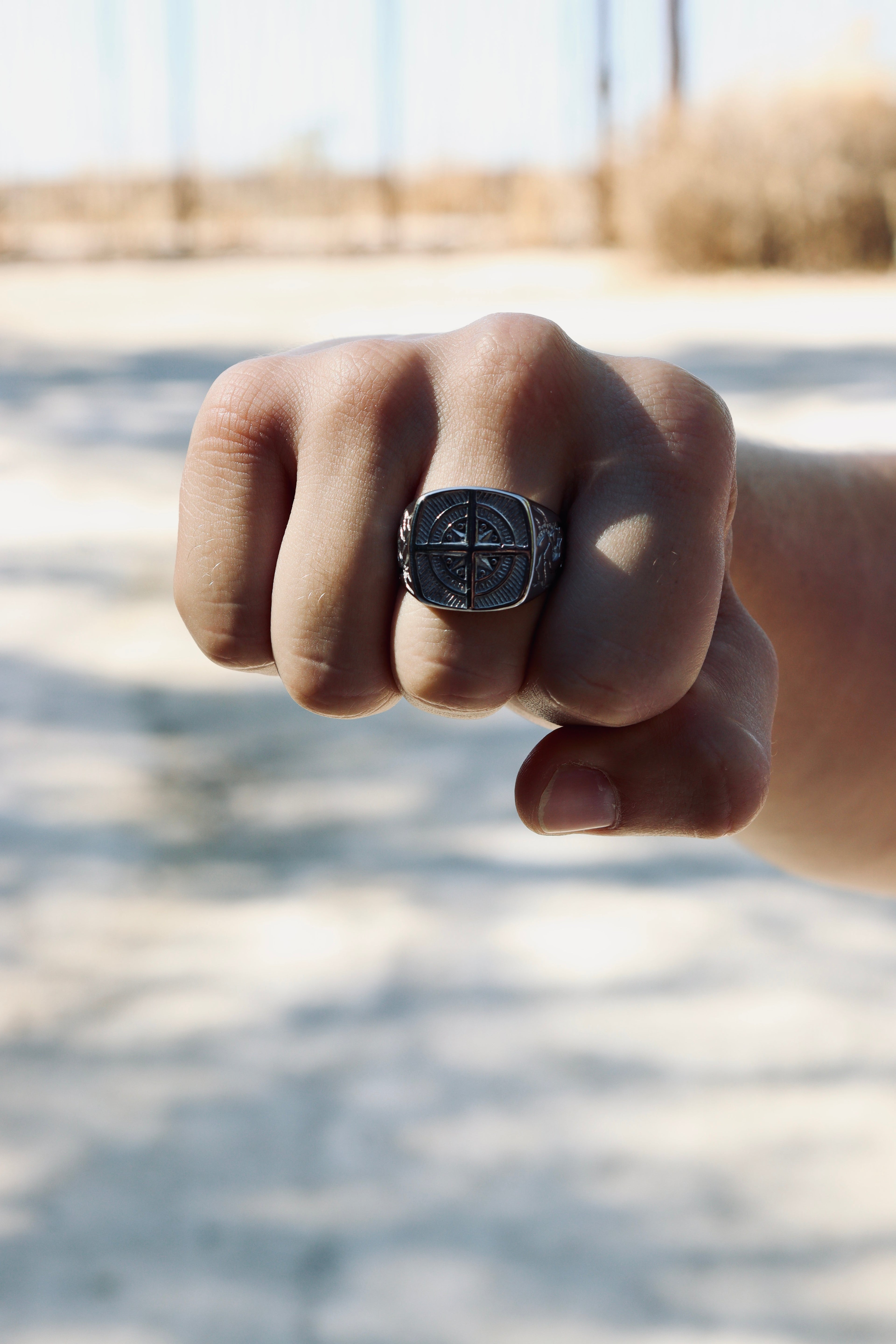 Anillo Compass Plata